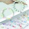 Round Glass Beads for Jewelry Making, 24 Color 8mm Glass Crystal Beads Friendship Bracelets Making Kit for DIY Earrings Necklaces Rings